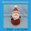 Indoor christmas decorations,ceramic santa claus made in china